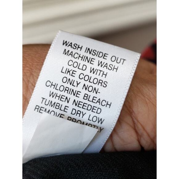 APT.9 Flared Dress Women Large Multi Geometric Print Pleated Skirt Surplice Neck - Picture 7 of 13